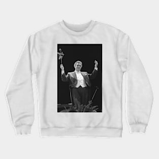 Placido Domingo BW Photograph Crewneck Sweatshirt